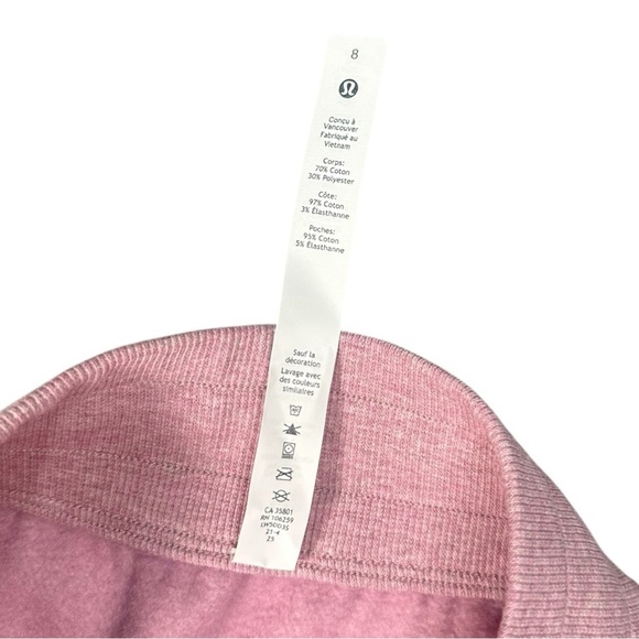 Lululemon Scuba High-Rise Jogger Full Length Heathered Pink Taupe Pink Size 8 - Picture 8 of 11